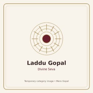 Laddu Gopal Ji No. 0 with Matching Poshak
